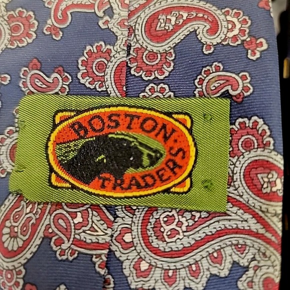 LOT OF 7 Men's Ties Various Brands‎ Tommy Hilfiger Ossomani Bruno Piatelli etc - Picture 4 of 7